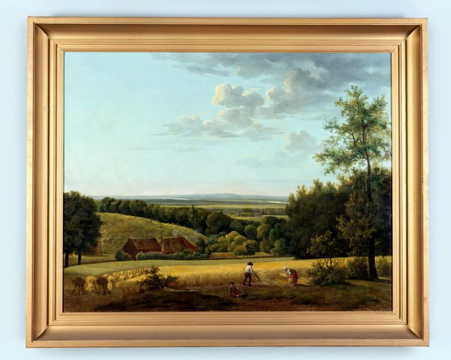 Landschap op Rosendael met gezicht op de IJssel by Gerrit Jan Michaëlis