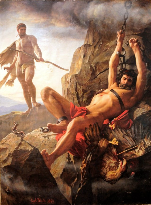Prometheus' Liberation by Carl Bloch