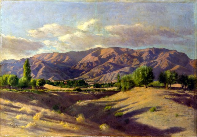 Panorama of Tochal by Kamal-ol-molk
