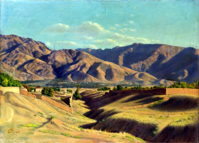 Panorama of Mehran by Kamal-ol-molk