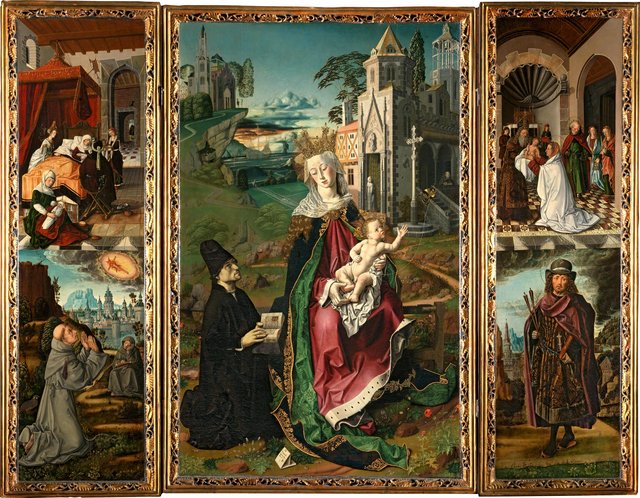 Retable of the Virgin of Montserrat by Bartolomé Bermejo