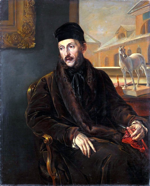 Dmitriy Petrovich Voeykov by Vasily Andreevich Tropinin