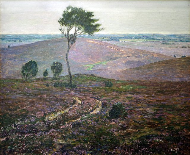 Heide am Wilseder Berg by Heinrich Vogeler