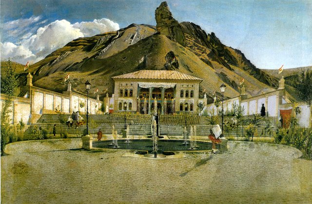 دورنمای عمارت شهرستانک by Kamal-ol-molk
