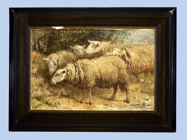 Sheep by Henriëtte Ronner-Knip