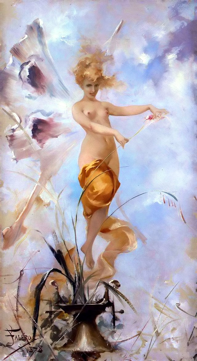 Nymph by Luis Ricardo Falero