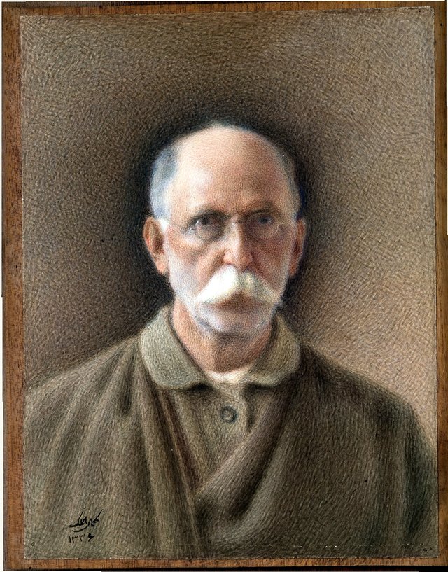 Self Portrait of Kamal-ol-molk by Kamal-ol-molk