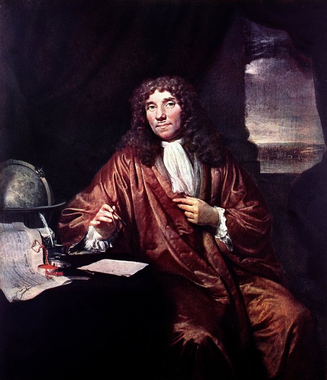 Portrait of Antonie van Leeuwenhoek (1632-1723) by Jan Verkolje