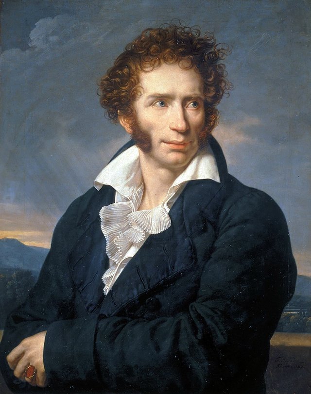 Ugo Foscolo, Italian poet by François-Xavier Fabre