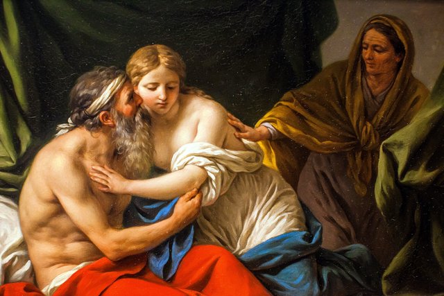 Sarah Presenting Hagar to Abraham by Louis-Jean-François Lagrenée