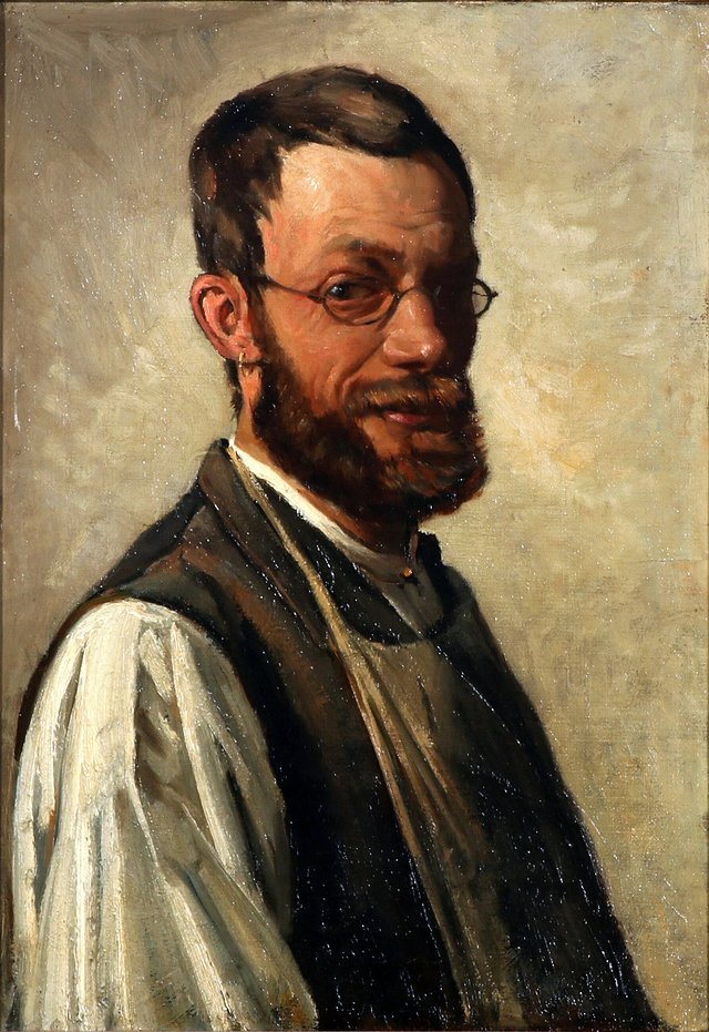 Selbstporträt by Valdemar Irminger