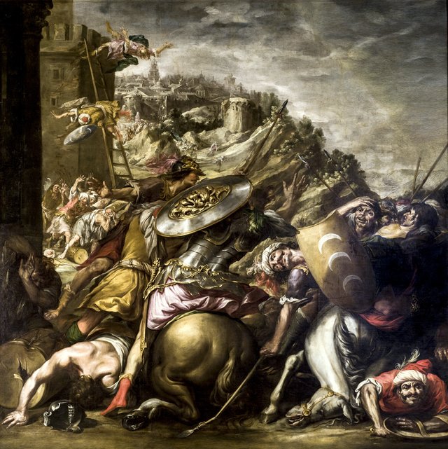 La derrota de los sarracenos by Juan de Valdés Leal