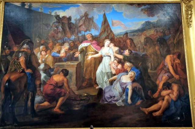The sacrifice of Jephtah's daughter by Antoine Coypel