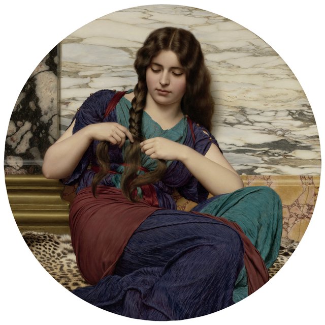 A Congenial Task by John William Godward