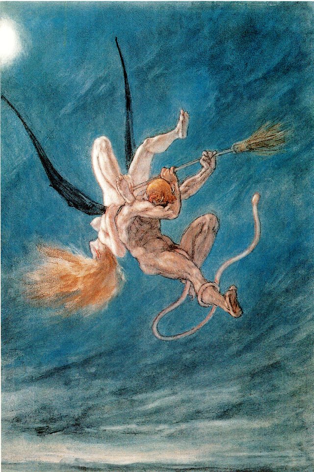 Die Satanisten. Die Entführung by Félicien Rops