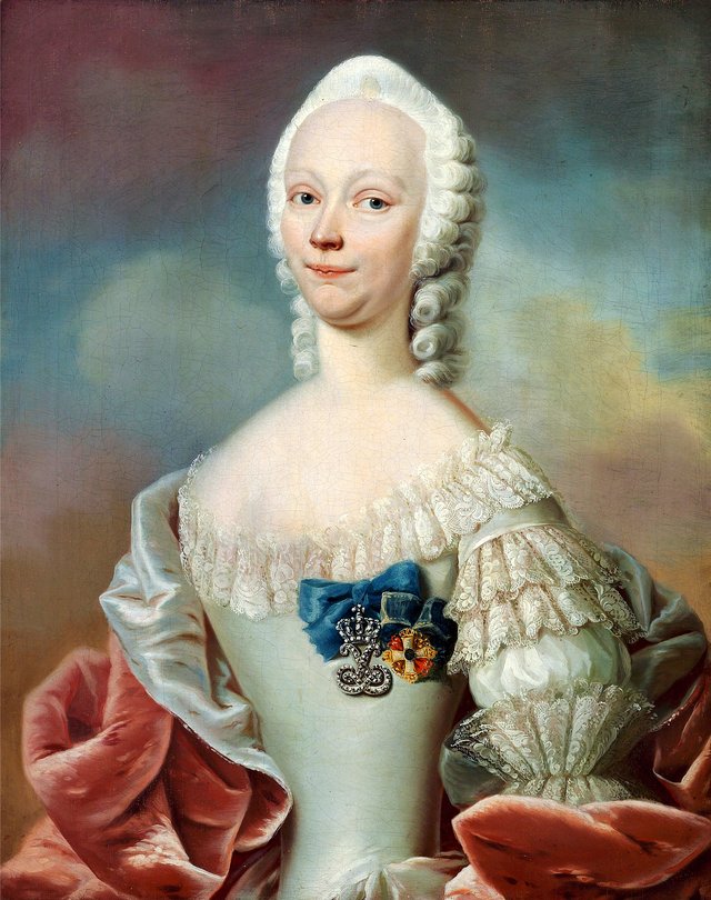 Portrait of Elisabeth von Mösting by Peder Als