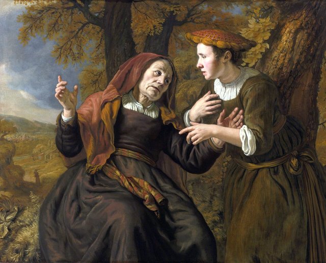 Ruth and Naomi  (Ruth 4:7-10) by Jan Victors