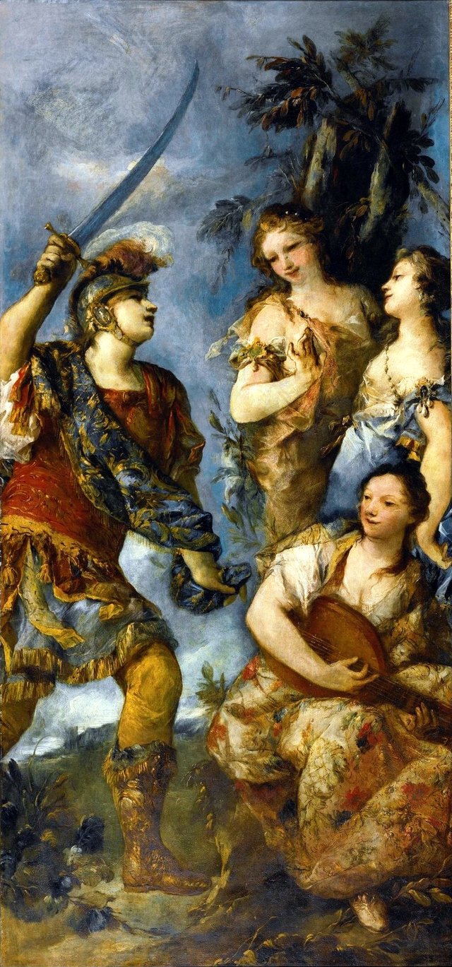 Rinaldo and the Nymphs by Giovanni Antonio Guardi