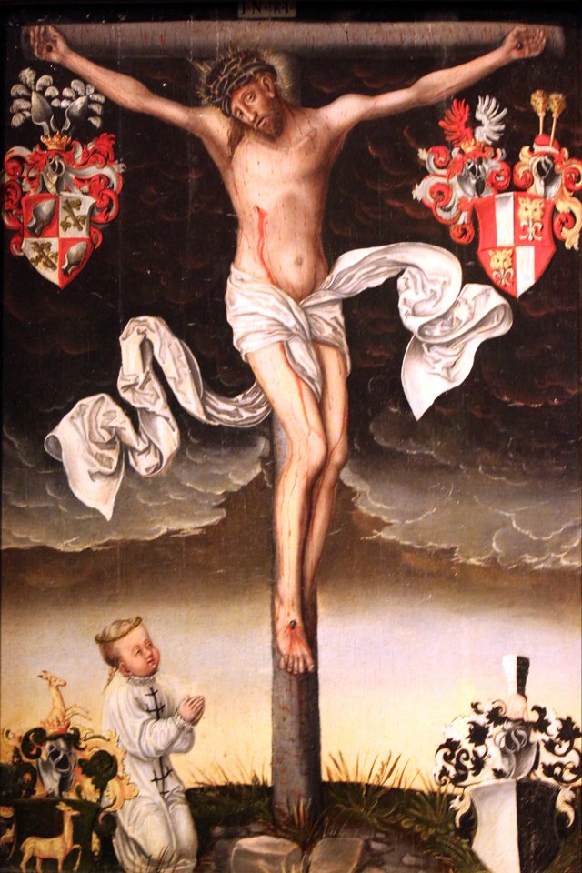 Epitaph for a Child in a Shroud by Lucas Cranach the Younger