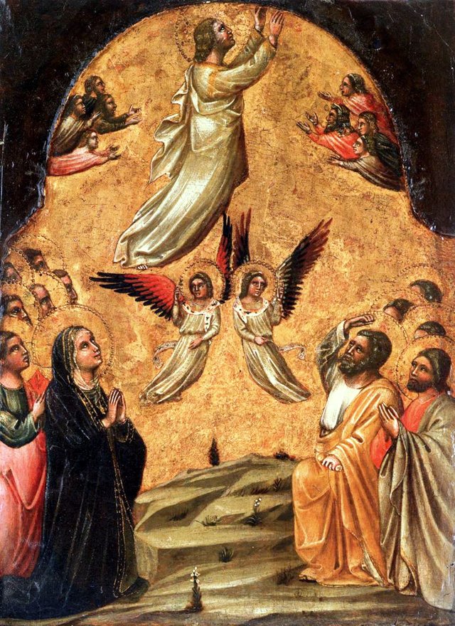 Ascension of Christ by Guariento di Arpo
