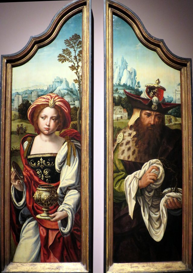 Mary Magdalene and Joseph of Arimathea by Pieter Coecke van Aelst, California Palace of the Legion of Honor by Pieter Coecke van Aelst