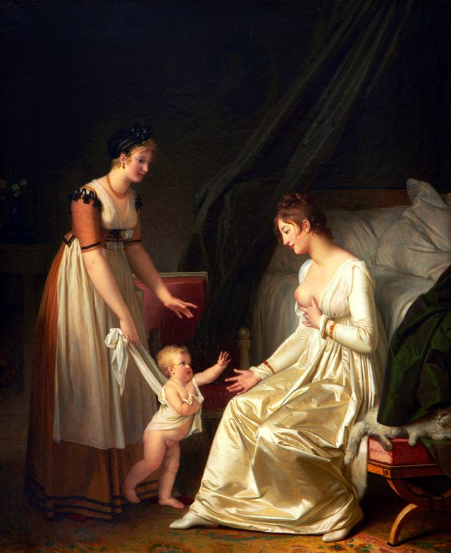 The Nursing Mother by Marguerite Gérard