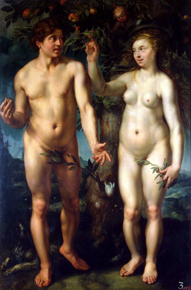Fall of Man by Hendrik Goltzius