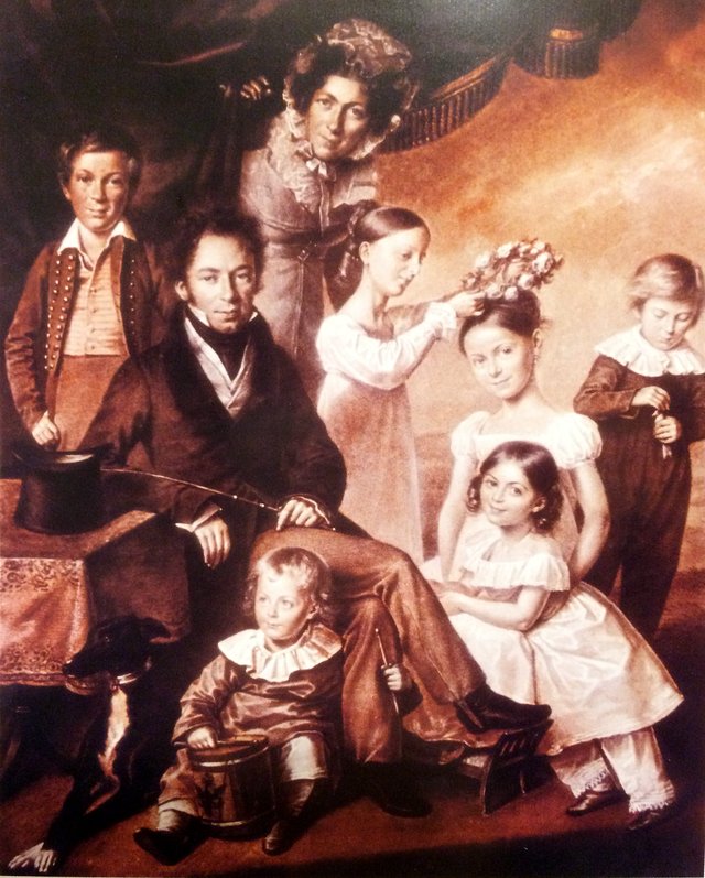 Familie von W C Benecke by Franz Krüger