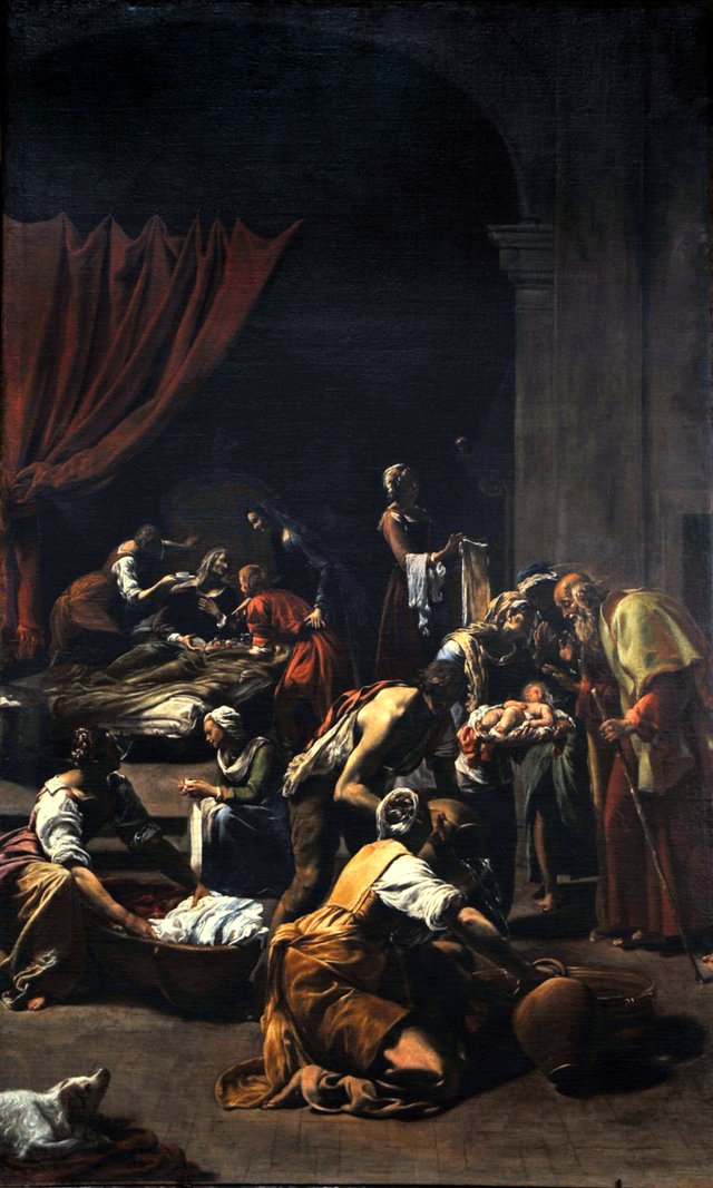 Nativity of the Virgin by Orazio Borgianni