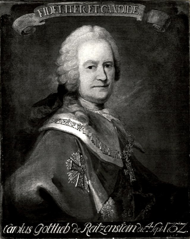 Carl Gottlieb von Reitzenstein. by Peder Als