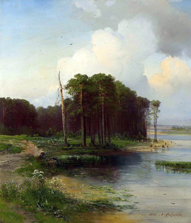 Losiny ostrov (Moose island) by Alexei Savrasov