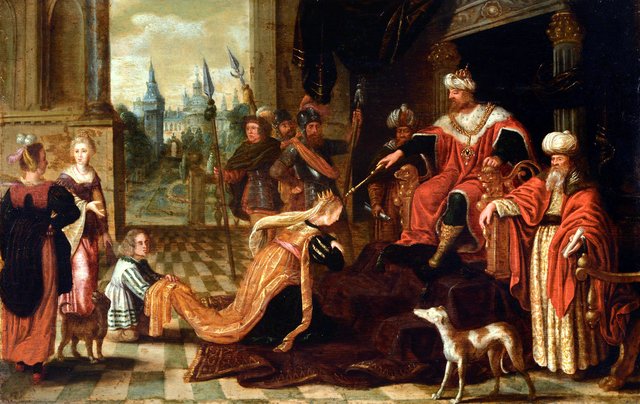 Esther before Ahasuerus by Hieronymous Francken II