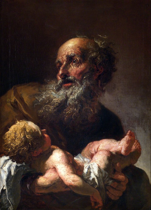 Simeon with the Infant Jesus by Petr Brandl