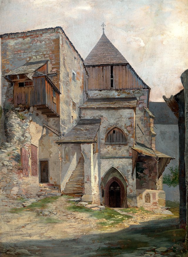 A Chapel at Gmunden by Josef Mánes