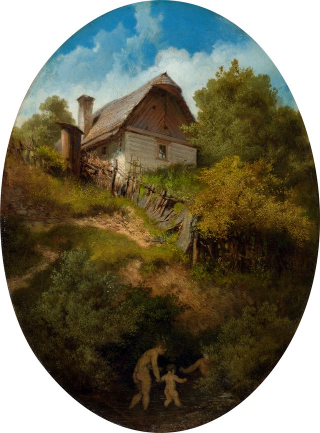Near the Cottage by Josef Mánes
