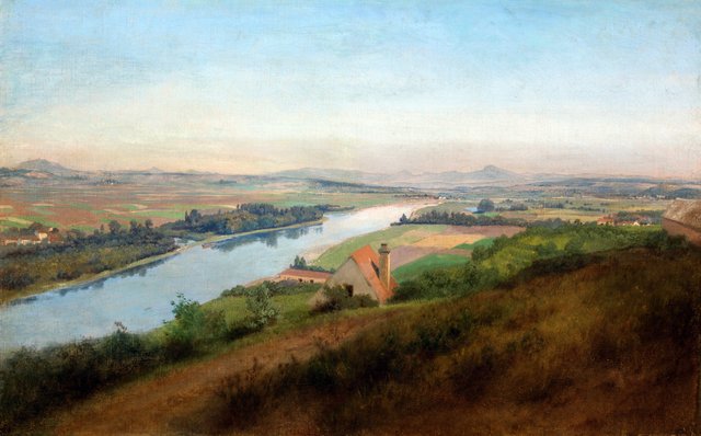 The Říp Landscape by Josef Mánes