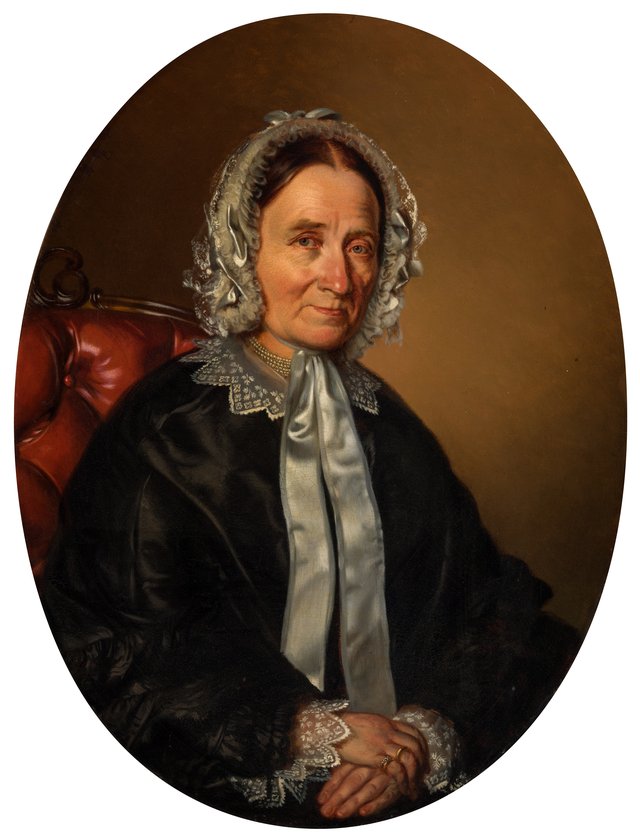 Portrait of Anna Náprstková by Josef Mánes