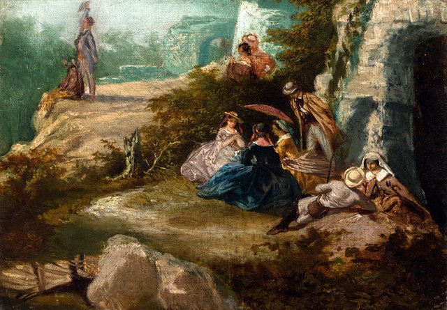 On a Trip III by Josef Mánes