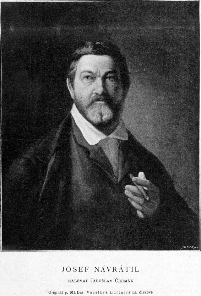 Portrait of Josef Navrátil by Jaroslav Čermák