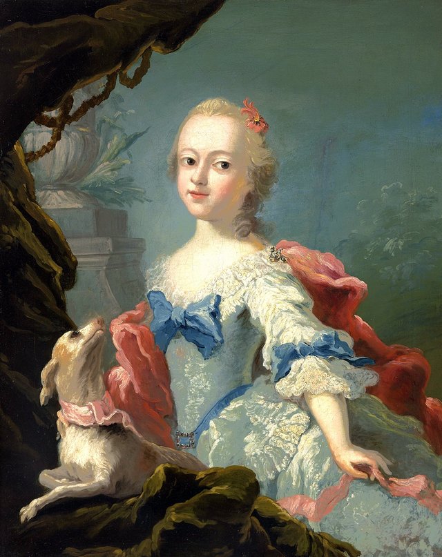 Portrait of Princess Louise of Denmark. by Peder Als