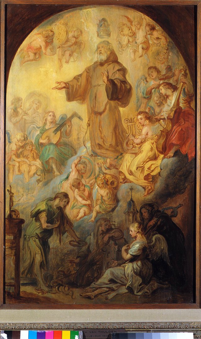 The assumption of St. Francis a Paola by Theodoor van Thulden