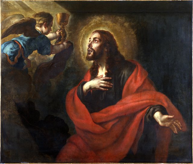 Christ in the Garden of Olives (fragment) by Gaspar de Crayer