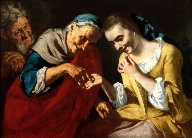 The Fortune Teller by Gaspare Traversi
