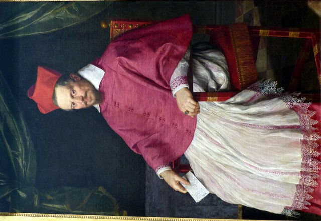 Portrait du cardinal Jean de Bonsy (1554-1621), évêque de Béziers de 1598 à 1611. by Domenichino