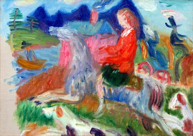 Study for Dream Ride by William James Glackens