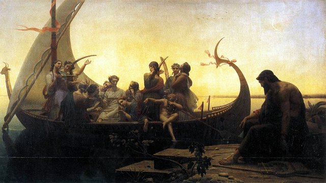 Evening by Charles Gleyre