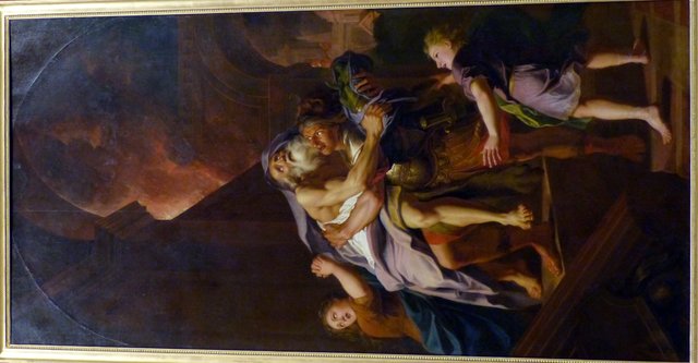 Aeneas Carrying his Father Anchises by Antoine Coypel