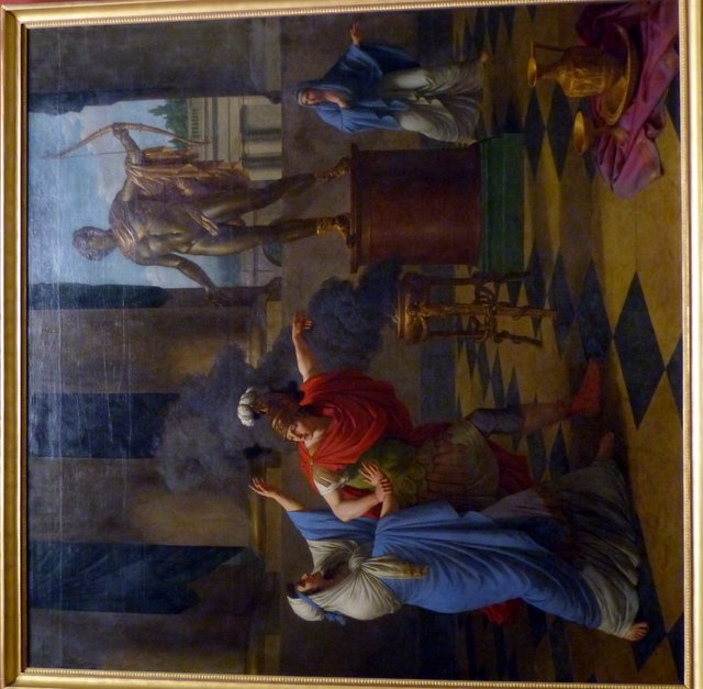 Alexander consulting the Oracle of Apollo by Louis-Jean-François Lagrenée
