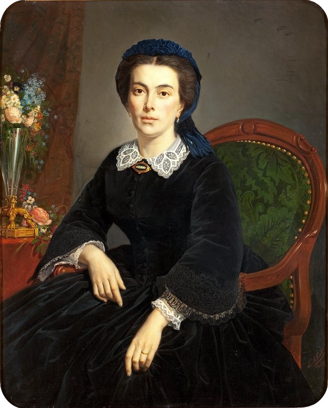 Portrait de Madame Gervais by Pierre Auguste Cot