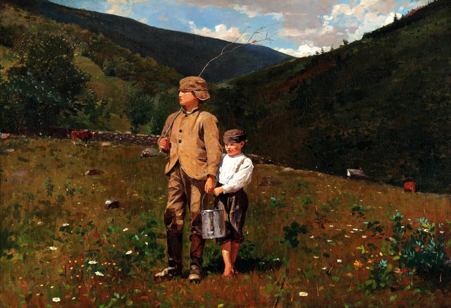 Crossing the Pasture by Winslow Homer